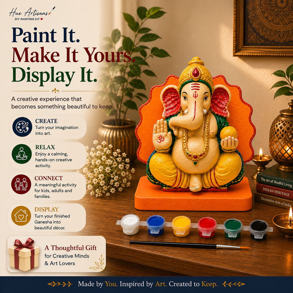 DIY Ganesha Painting Kit for Kids & Adults