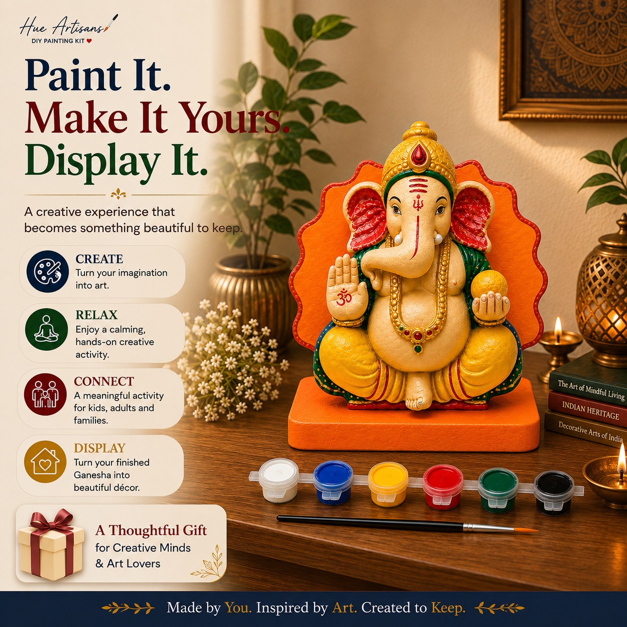 DIY Ganesha Painting Kit for Kids & Adults